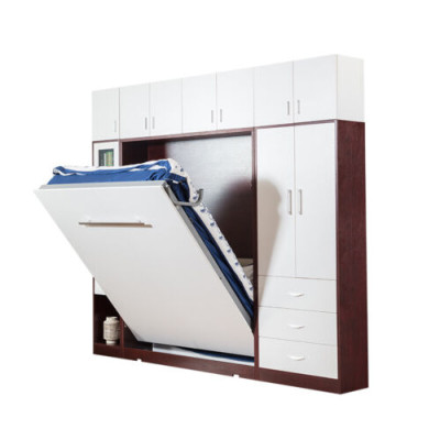 Armario Cama Armario de pared Camas Mueble de pared Dormitorio Habitación de invitados Muebles Estante