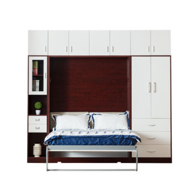 Armario Cama Armario de pared Camas Mueble de pared Dormitorio Habitación de invitados Muebles Estante