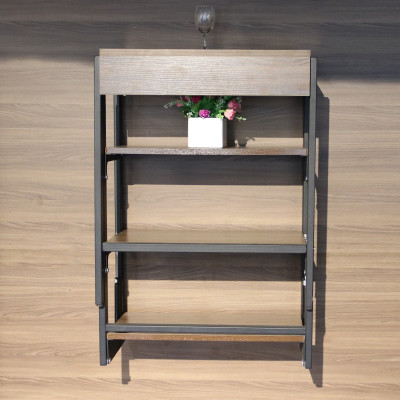 Muebles multifuncionales que ahorran espacio Mesa de comedor Mesa Estante 2 en 1 Cocina Mesas de madera