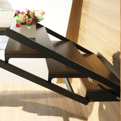 Muebles multifuncionales que ahorran espacio Mesa de comedor Mesa Estante 2 en 1 Cocina Mesas de madera