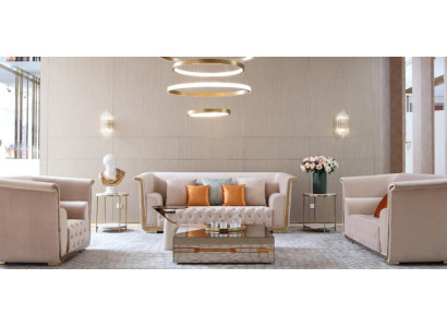 Mesa auxiliar Muebles de lujo Acero inoxidable Mesa de centro Mesas Consolas Diseño Mármol Nuevo