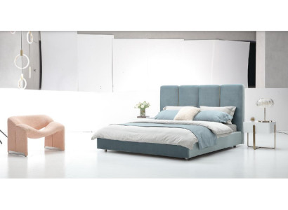 Cama de diseñador Dormitorio Cama Noble Lujo Clase Cama de diseñador Lujo Hotel Nuevo
