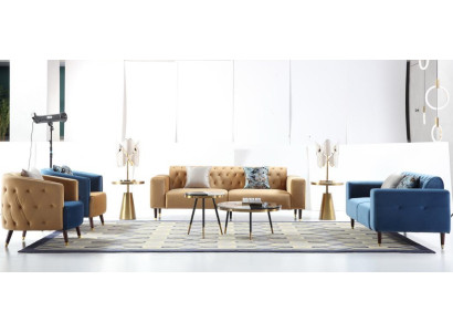 Diseño de muebles para la sala de estar, sofá, conjunto de sofás, sofás, 3+2+1+1, 4 piezas.