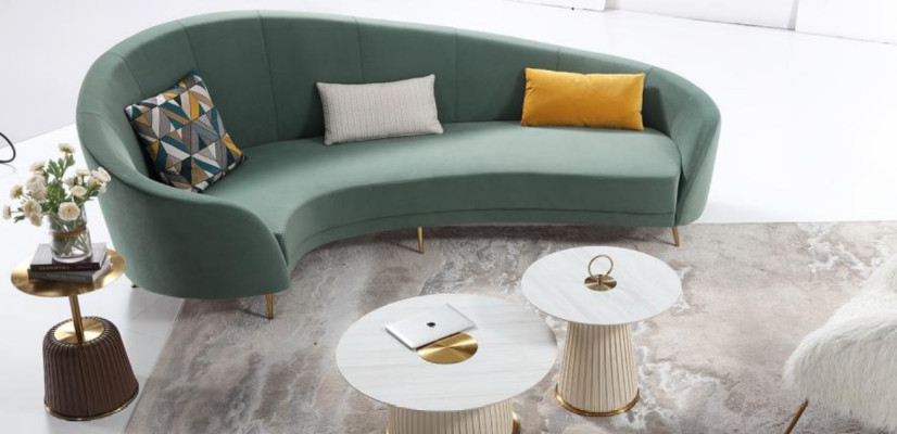 Diseño de mesa de café Mesas de diseño Muebles de estilo Mesa de sala de estar de lujo Mesa auxiliar Nueva