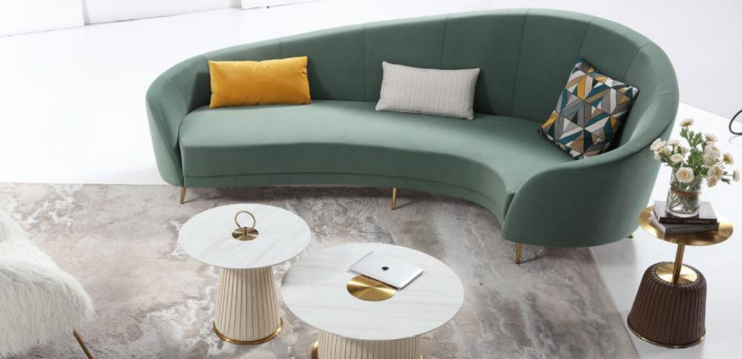 Diseño de mesa de café Mesas de diseño Muebles de estilo Mesa de sala de estar de lujo Mesa auxiliar Nueva