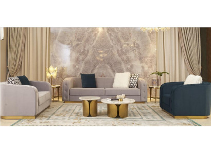 Juego de mesa de centro 2 piezas Conjunto de muebles Mesa de centro Mesas de diseñador Redonda 2 piezas Mesa de centro