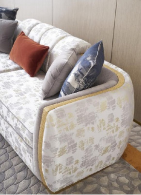 Conjunto de sala de estar Sofá 3+2+1 conjunto sofá tapizado moderno relax nuevo.