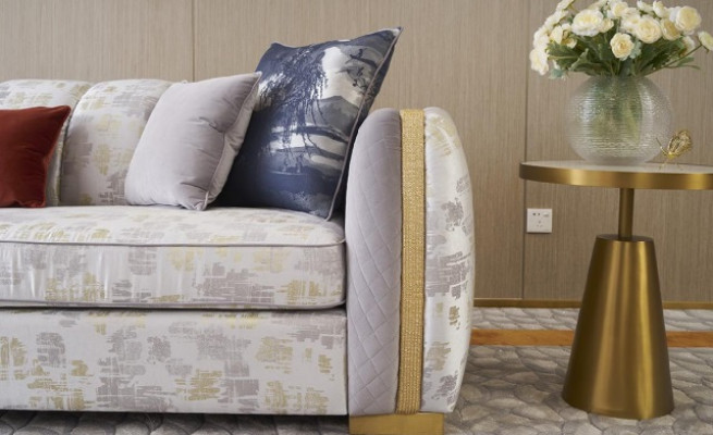 Conjunto de sala de estar Sofá 3+2+1 conjunto sofá tapizado moderno relax nuevo.