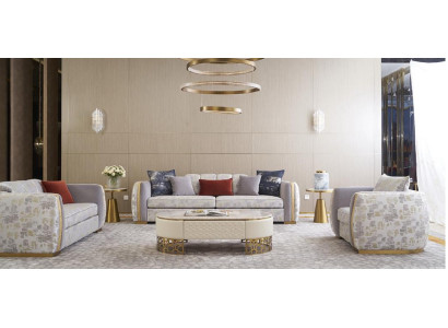 Sofá muebles de sala Tres plazas Sofá tapizado Diseño moderno Nuevo 3 plazas