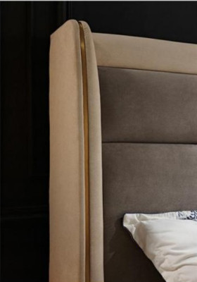 Conjunto completo de dormitorio Cama 2x Mesita de noche 3 pzas. Sets Camas de diseñador de lujo