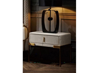 Mesa de noche cómoda consola auxiliar con cajón consola de diseño mesita de noche