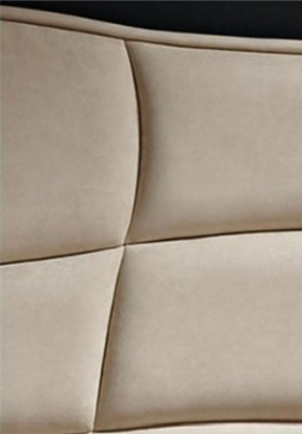 Dormitorio Cama doble de 180x200 cm Cama de lujo Moderna Textil Nuevo