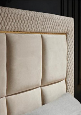 Cama 2x Mesita de noche 3 piezas. Juego de dormitorio de diseño Lujo Dormitorio Completo Nuevo