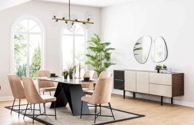 Mesa de comedor conjunto de muebles grupo comedor mesa de comedor 6 sillas conjunto de 7 piezas