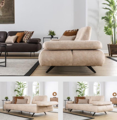 Sofá conjunto de 4+3+1+1 asientos Set diseño sofá tapizado sofá sofá moderno de lujo