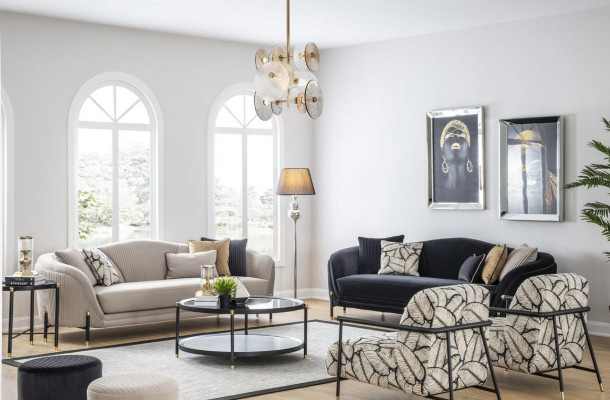 Lujo Sillón Diseño Sofá Asiento Salón Club Tapizado clásico Asiento Relajarse Nuevo