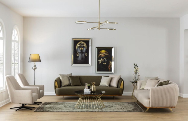 Sillón moderno de lujo de una plaza, decoración de sala de estar, sofá de una plaza, nuevo.