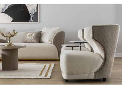 Lujo Sillón Diseño Sofá Asiento Salón Club Tapicería clásico Asiento Reláx Nuevo