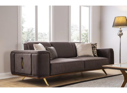 Sofás de 4 plazas Textil Big Muebles Salón Moderno Nuevo Sofá Poliéster Sofa