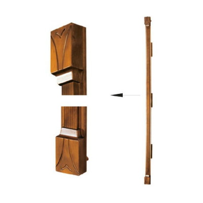Final de columna clásica para sistema de armario modular SE-st-A-N.