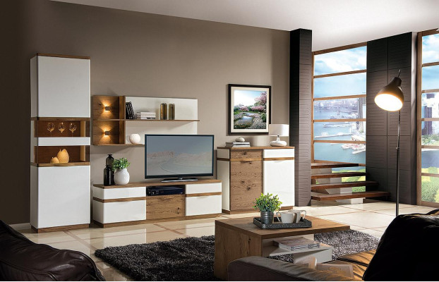 Clásico armarios estantería estante colgante estante armario colgante CM-PANEL