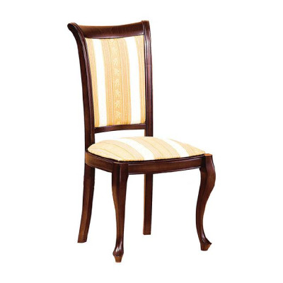 Sillas clásicas Silla Silla de comedor Sillón real de respaldo de madera - Modelo W-03
