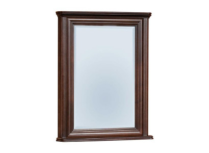 Clásico espejo de marco de madera real de diseñador XXL 107x71 Espejo - Modelo W-L3