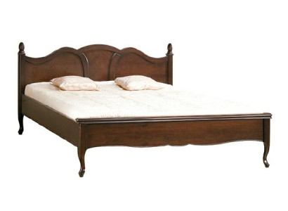 Cama clásica Cama doble Camas Cuero Textil Estilo antiguo genuino Madera