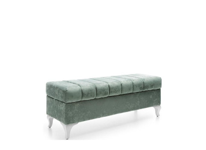 Taburete de diseñador Chaiselounge Sala de estar Banco moderno Reposapiés 140 x 43 cm Nuevo