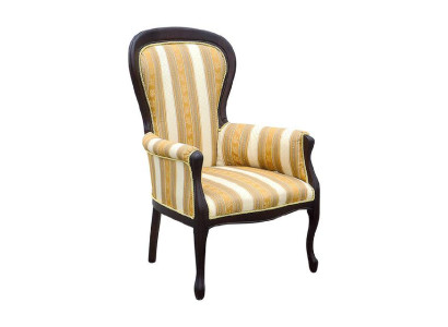 Clásico sillas tapizado textil tela cuero sillón silla real - Modelo W1