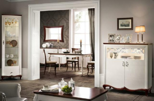 XXL Mueble de bar de diseño Vitrina Cómoda Armario Grande Nuevo Gabinete de cajones MIKBD