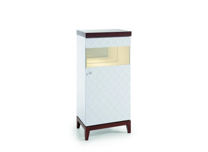 Mueble de cristal de diseño moderno Vitrina Decorativa Vitrina de vidrio Estantería de exhibición