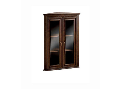 Vitrina clásica Vitrina esquinera Gabinete esquinero Esquina Vitrinas - Modelo V-WN Vitrina