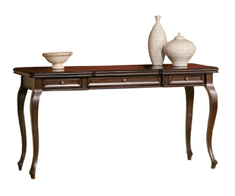 Mesa clásica Secretaria de mesa de madera de estilo antiguo italiano