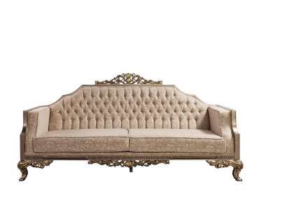 Sofá clásico de lujo Muebles tapizados Sofás Mobiliario Decoración Barroca