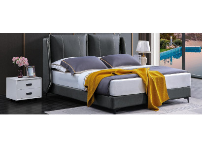 Cama doble dormitorio camas de lujo cama doble beige hotel mobiliario