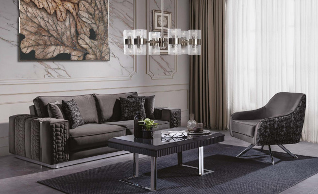 Sofá de tres plazas cómodo sofá italiano diseño de sofá muebles sofás
