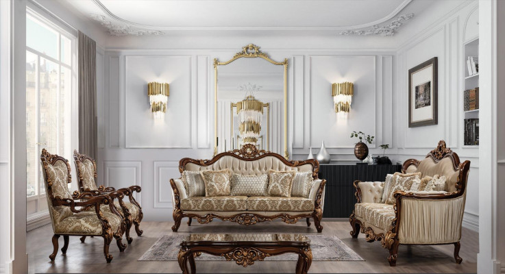Barroco sillón sofá muebles decoración sofás silla terciopelo