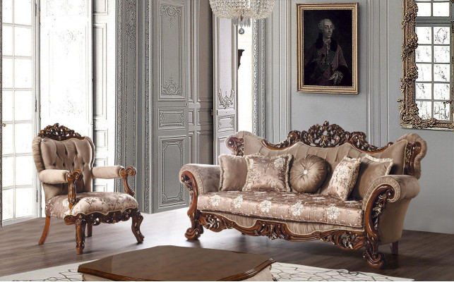 Mesa de centro de madera, mesas clásicas de salón, muebles marrones, cuadrados.