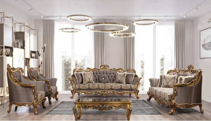 Silla de lujo estilo barroco rococó muebles decoración sala de estar trono.