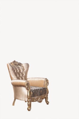Sillón barroco Chesterfield sofá muebles decoración sofás silla