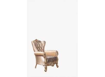 Sillón barroco Chesterfield sofá muebles decoración sofás silla