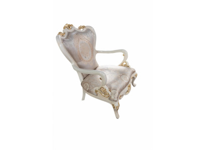 Silla de trono de lujo estilo barroco rococó muebles decorativos sala de estar.