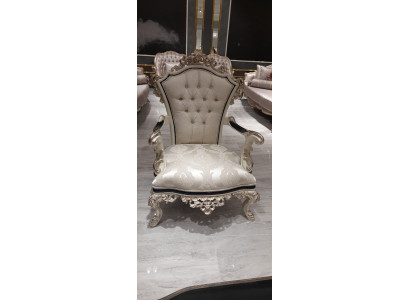 Trono Silla Sofá Tapizado Muebles Decoración Sillón Sillas Terciopelo