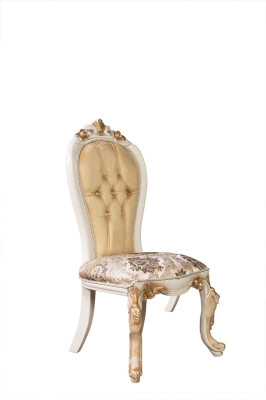 Silla Luis XV Sillas Asiento Acolchado Muebles Silla Clásica Madera Terciopelo