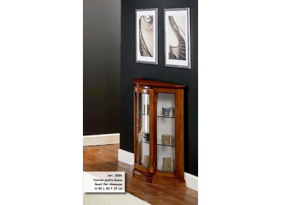 Vitrinas de vidrio armario marrón vitrina salón madera aparador muebles de lujo nuevos