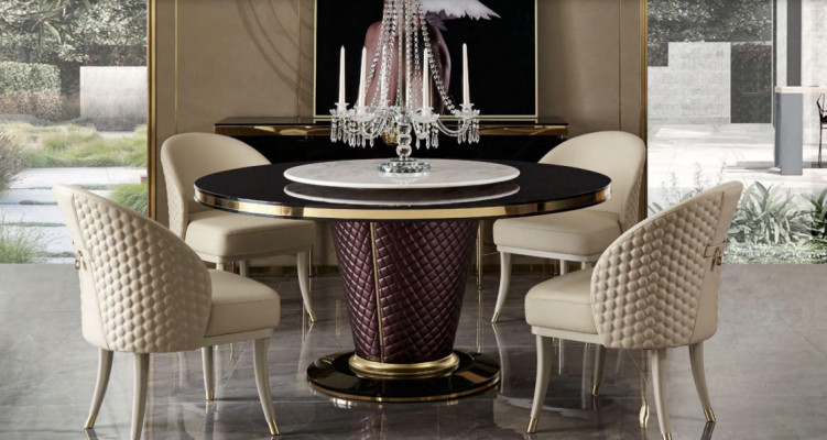 Silla 1x sala de estar acolchada silla de comedor sillón de cuero de lujo de salón de televisión.