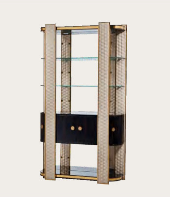 Vitrina de diseñador de madera Armario Armarios Estanterías Estanterías de oficina Vitrina de vidrio