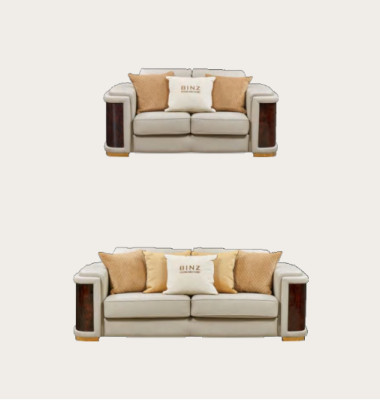 Sofá tapizado Sofá Moderno de lujo Sofá conjunto de 3-2-1 asientos Diseño