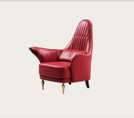 Sillón Diseño Sofá Relax Salón Cuero Lujo Club de Televisión Tapizado